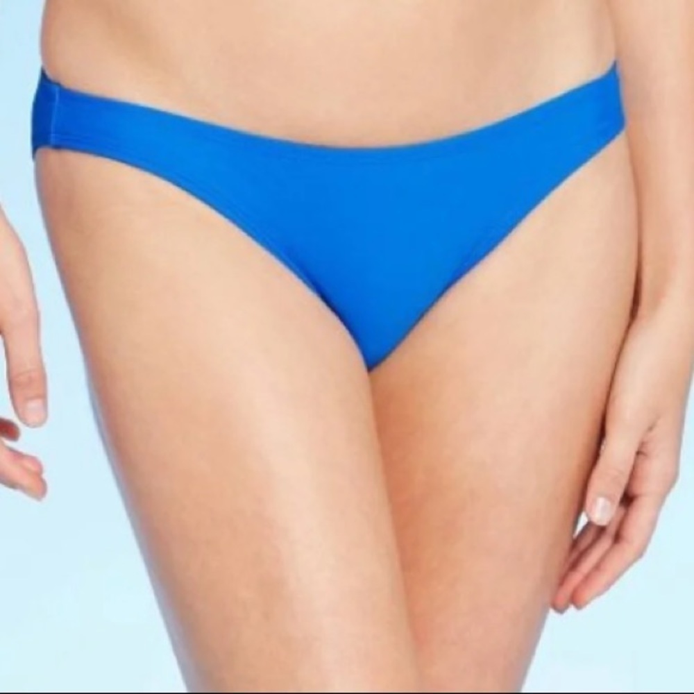 XHILARATION juniors sexy Cheeky Bikini Bottoms blue new